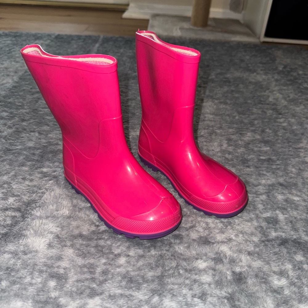 Kids Pink Rain Boots